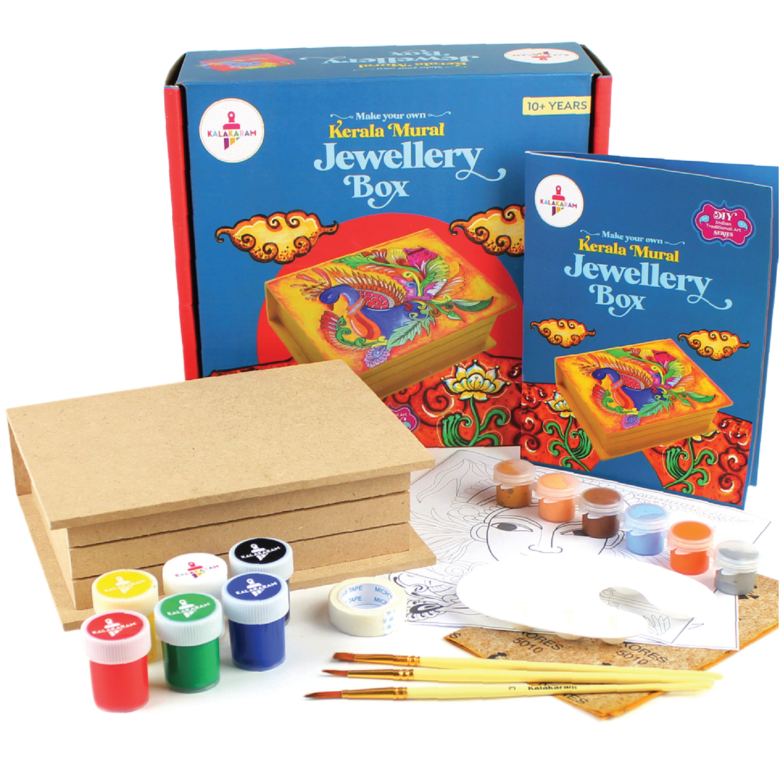 Kerala Mural Jewellery Box Painting Kit