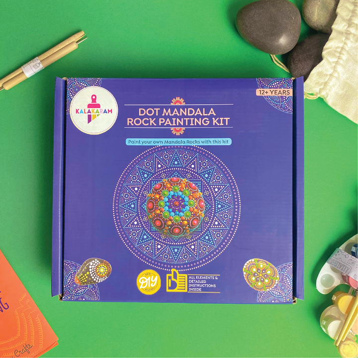 Dot Mandala Art Rock Painting Kit